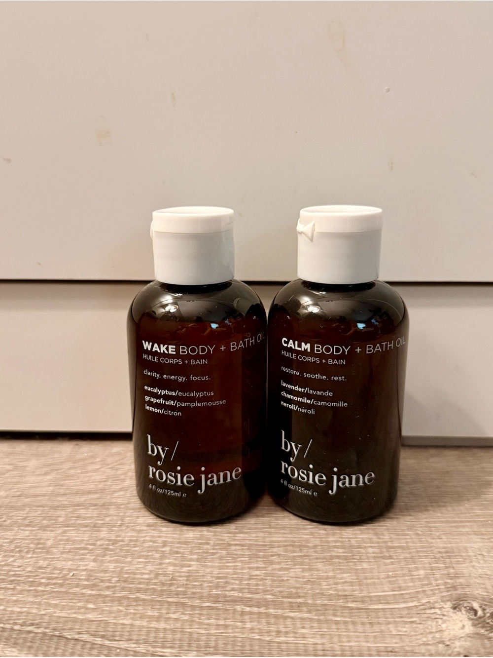 By/Rosie Jane Wake & Calm Body + Bath Oil Set